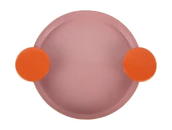 - Tray Double Funky large soft pink w. bright orange*Present time Outlet