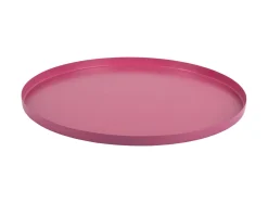 - Tray Servir round medium bright pink^Present time Sale