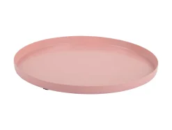 - Tray Servir round extra small soft pink^Present time Discount