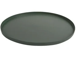 - Tray Servir round large jungle green^Present time New