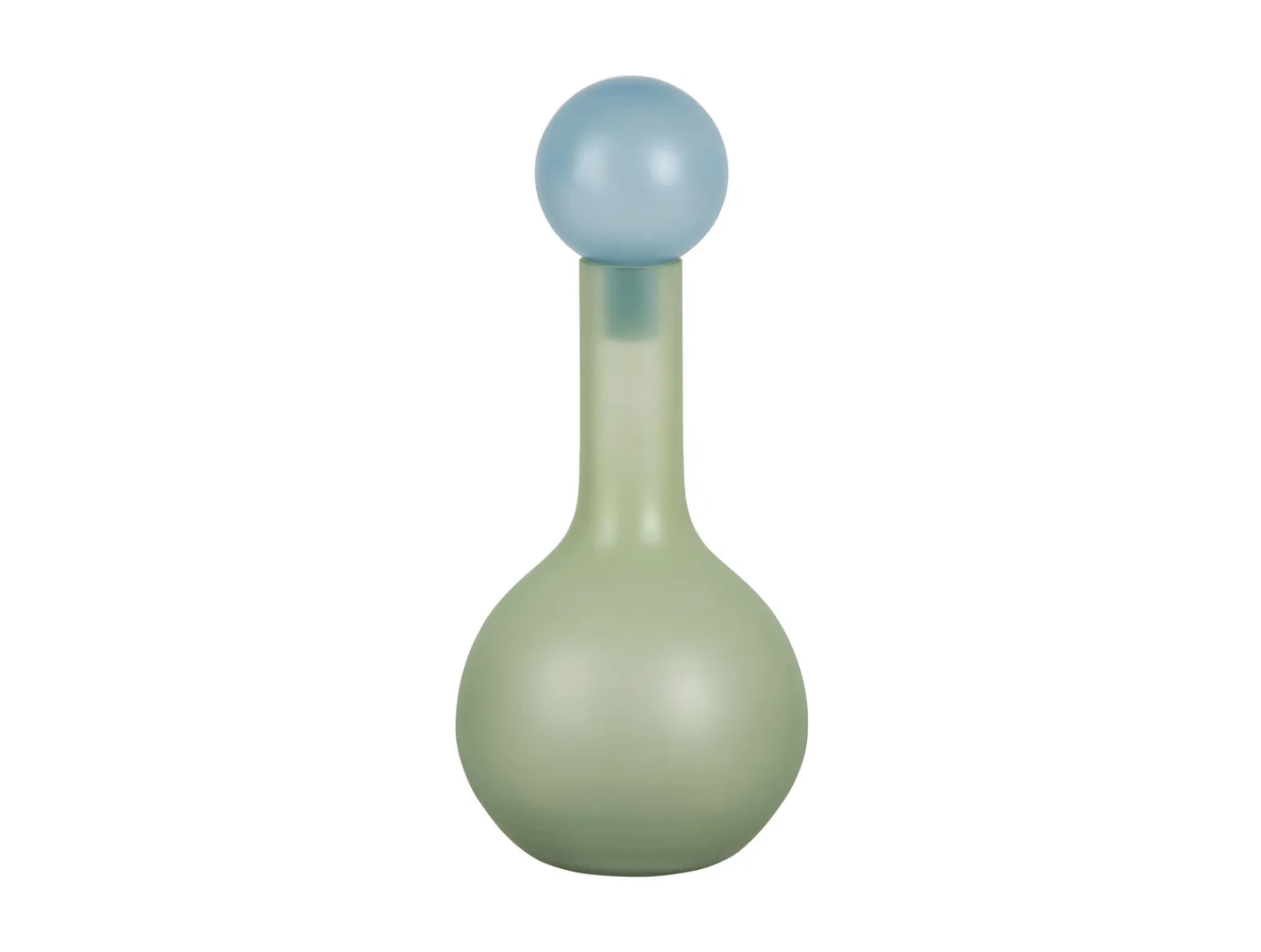 - Vase Alegre Globo soft green w. soft blue*Present time New