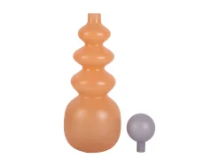 - Vase Alegre Anillo large peach orange w. soft purple^Present time Best