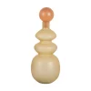 - Vase Alegre Anillo soft yellow w. peach orange*Present time Hot