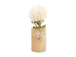 - Vase Bird On Branch small soft yellow*Present time Online