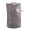 - Vase Bird On Branch small dark grey*Present time Clearance