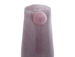 - Vase Bolita glass medium soft purple w. soft pink*Present time