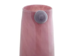 - Vase Bolita glass large soft pink w. soft purple*Present time Sale