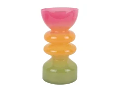 - Vase Funky Vibes glass large multi colour*Present time