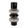 - Vase Grato medium black w. warm grey*Present time Online