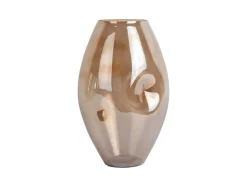 - Vase Luster organic shiny chocolate brown^Present time Outlet