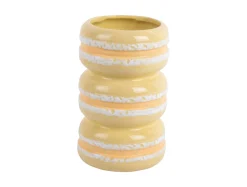 - Vase Macaron soft yellow*Present time New