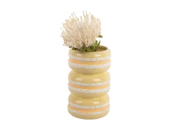 - Vase Macaron soft yellow*Present time New