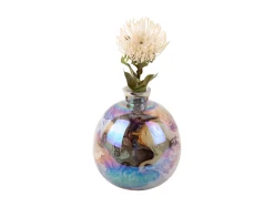 - Vase Melange bottle pearly chocolate brown^Present time New