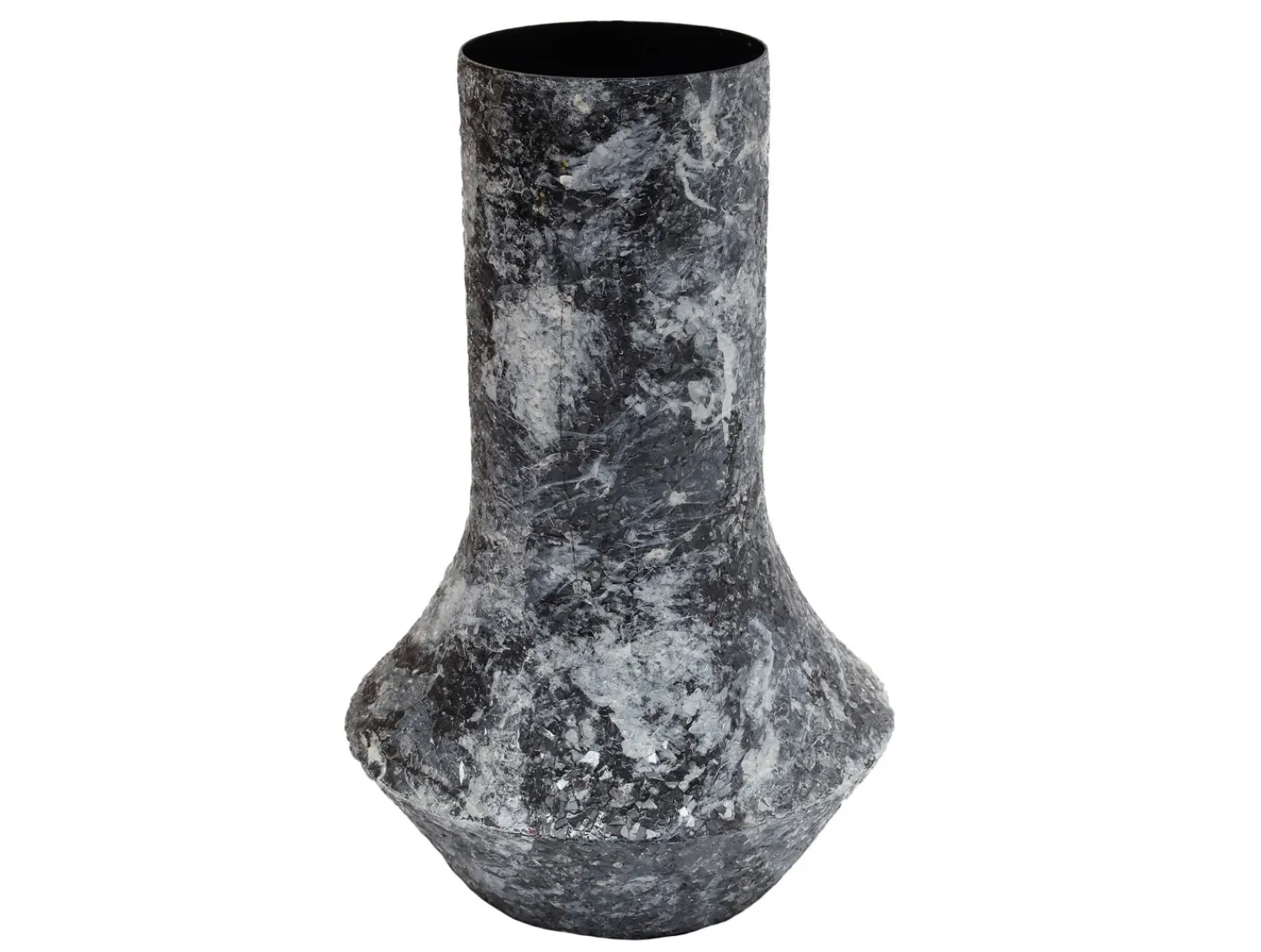 - Vase Mosaic Marble black^Present time