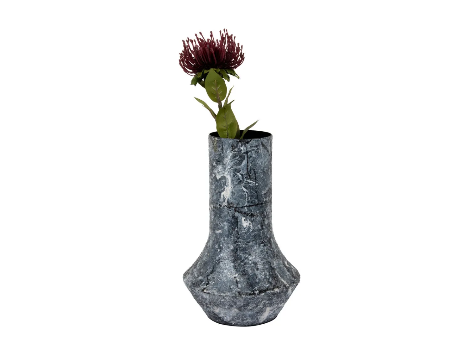 - Vase Mosaic Marble black^Present time