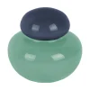 - Vase Nuevo Dulce small soft blue w. dark blue lid*Present time Outlet