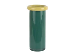 - Vase Plegado L retro green w. soft yellow*Present time New