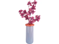 - Vase Plegado XL soft purple w. bright orange^Present time Sale