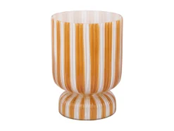 - Vase Rayado Retro medium mango yellow^Present time Online
