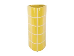 - Vase Retro Tiles triangular medium citrine yellow^Present time New