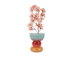 - Vase Summer Vibes glass wide multi colour*Present time New