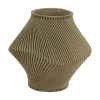 - Vase Twisted Rib tea green*Present time Discount
