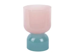 - Vase Variado Colores small soft pink w. misty blue^Present time New