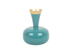 - Vase Yara enamel turquoise blue*Present time Outlet