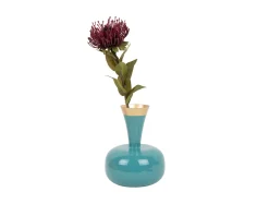 - Vase Yara enamel turquoise blue*Present time Outlet