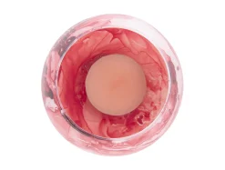 - Votive Blended small glass red ochre^Present time Outlet