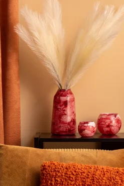 - Votive Blended small glass red ochre^Present time Outlet