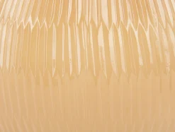 - Votive Chique Ribbed large glass latte brown^Present time Hot