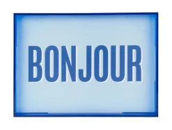 - Wall art Bonjour medium dark blue^Present time Clearance