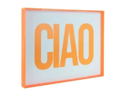 - Wall art Ciao large bright orange^Present time Sale