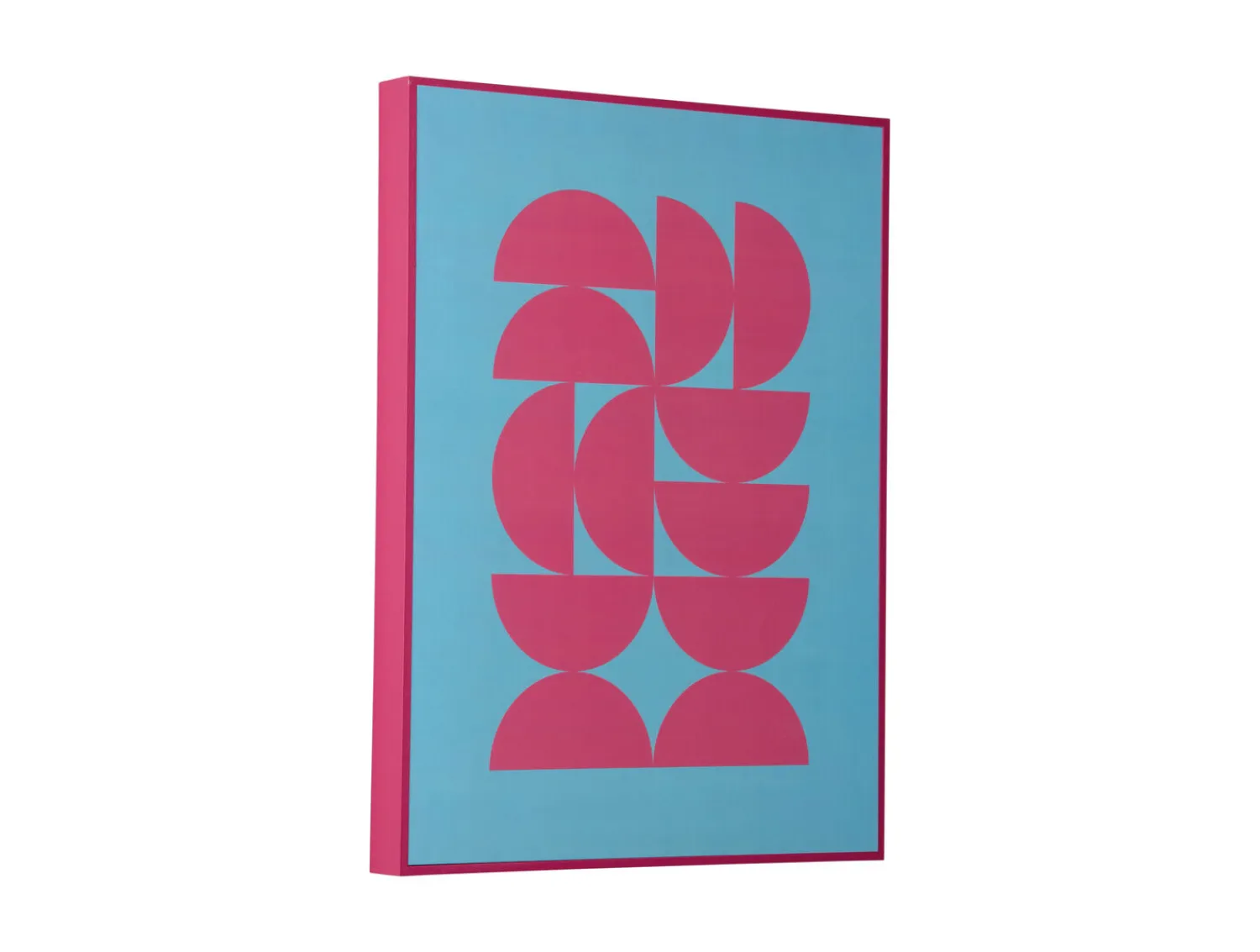 - Wall art Geometric soft blue*Present time