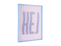 - Wall art Hej large purple*Present time Sale