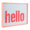 - Wall art Hello large bright pink*Present time Sale
