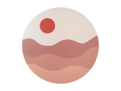 - Wall art Sunset MDF sand brown*Present time Online