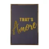 - Wall art That's Amore canvas medium black, gold foil*Present time Best