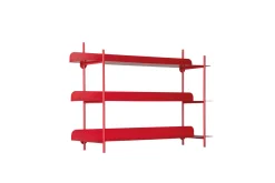 - Wall rack Cool Retro bright scarlet red^Present time Sale