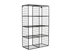- Wall rack Reja compartments black^Present time Hot