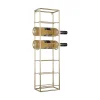 - Wine rack Single metal painted gold^Present time Discount