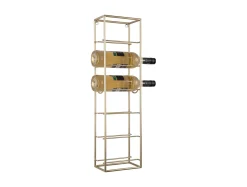 - Wine rack Single metal painted gold^Present time Discount