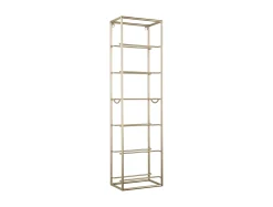 - Wine rack Single metal painted gold^Present time Discount