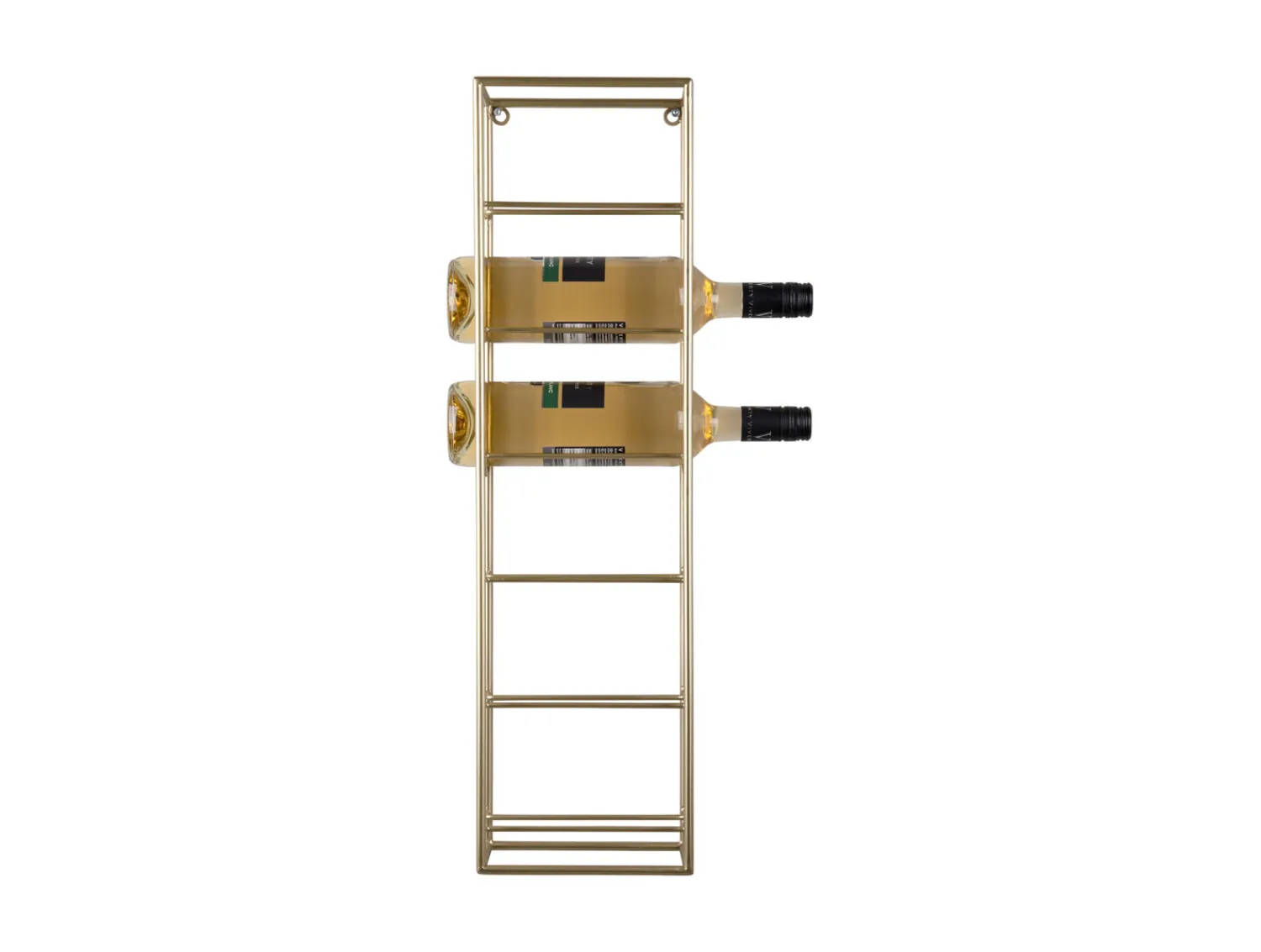 - Wine rack Single metal painted gold^Present time Discount