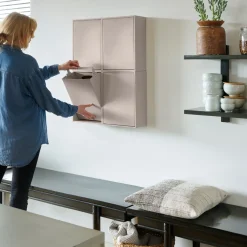 - Affaldssortering, affaldsbeholder, Grå, Silver Cloud Grey*ReCollector Hot