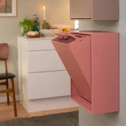 - Affaldssortering, Affaldsbeholder, affaldsspand, Rose farve*ReCollector