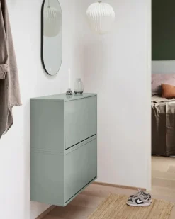 - Skobox - Væghængt - Iron Blue^ReCollector New