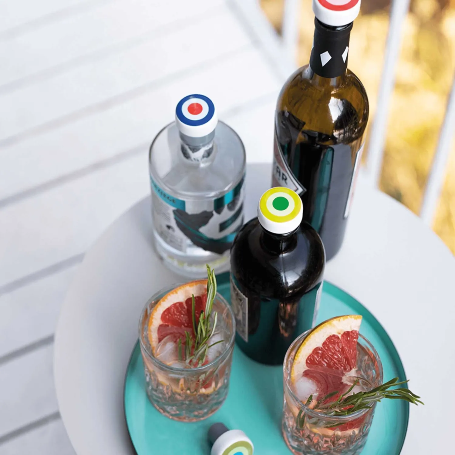 - Bottle seals - sæt med 4 stk*REMEMBER Hot