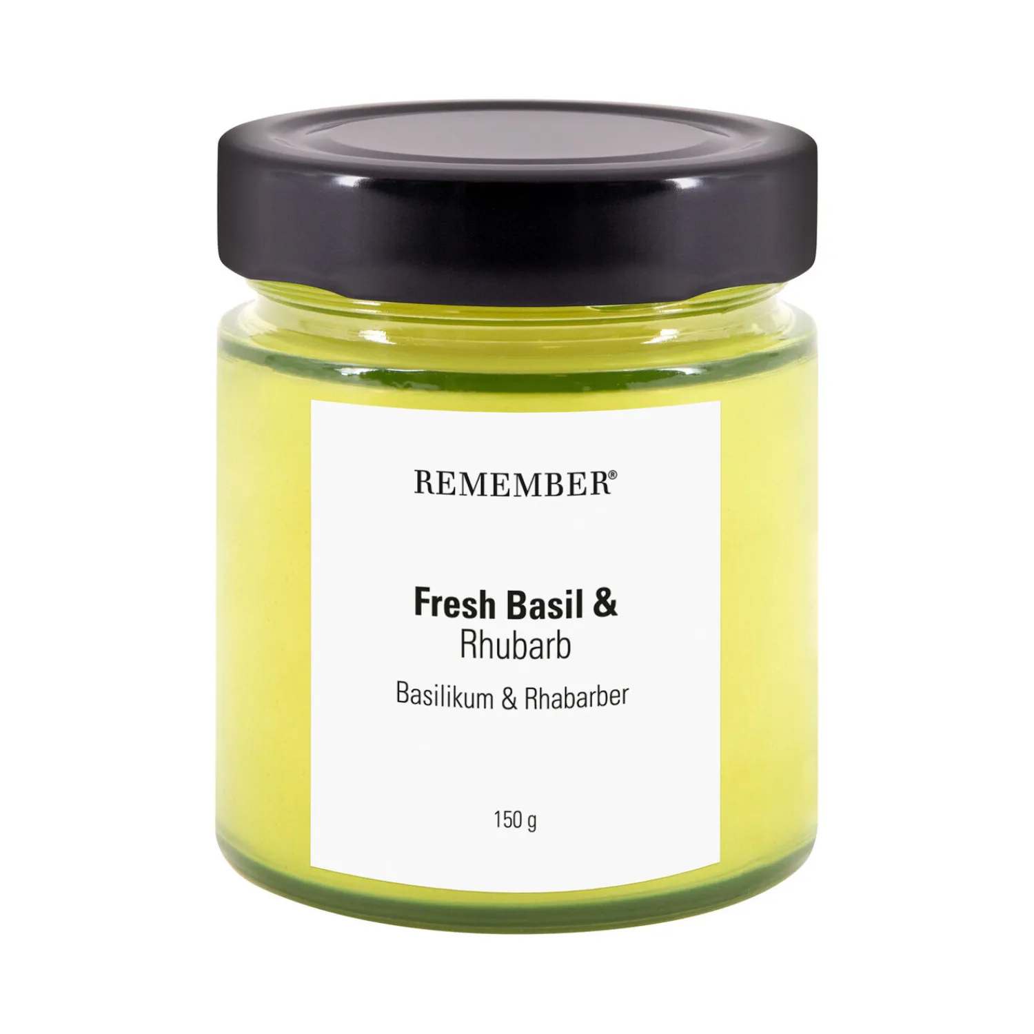 - Duftlys "Fresh Basil & Rhubarb"^REMEMBER Discount